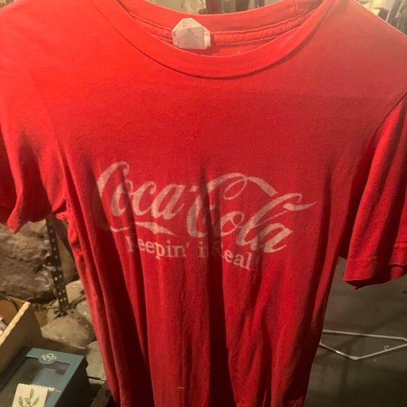 Vintage Coca Cola classic “keepin it real” retro classic shirt size small usa - Picture 1 of 9